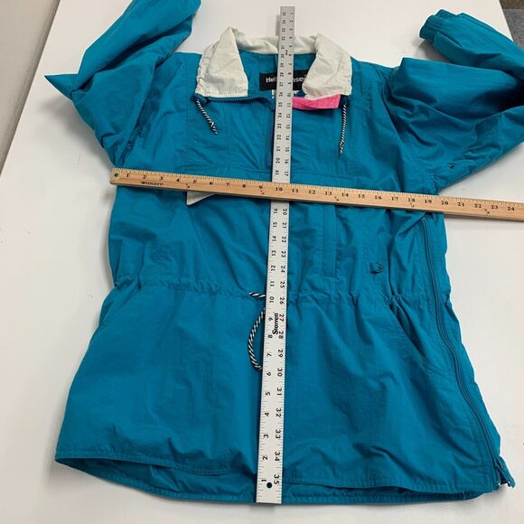 Vintage Helly Hansen Windbreaker Ski Jacket Womens M Medium 1/4 Zip Pullover - Picture 9 of 13
